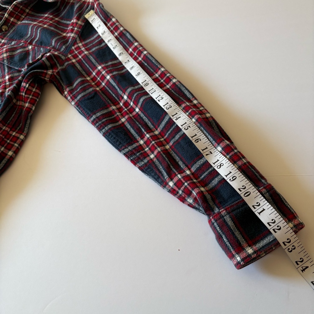 TNA Red and Blue thick Plaid Button Down Shirt, Sz S, great condition - Picture 8 of 8